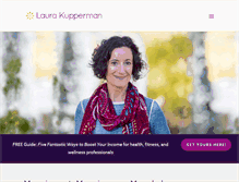 Tablet Screenshot of laurakupperman.com